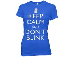Doctor Who Keep Calm And Dont Blink Junior T-Shirt