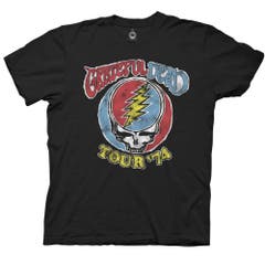 T-Shirts Grateful Dead Grateful Dead Steal Your Face Tour 1974 Vintage T-Shirt Grateful Dead Music