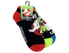 Ghostbusters Character and Logo 3-Pack Novelty Ankle Socks