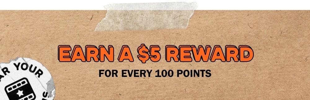 Earn a $5 Reward for Every 100 points