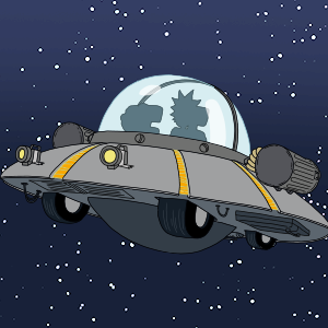 Rick and Morty Space Ship