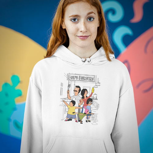 Bob's Burgers Tina I Love Butts Hooded Dress