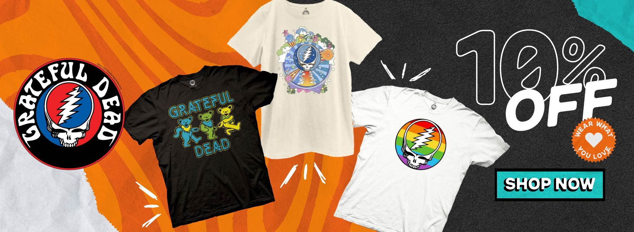 Limited Time Only 10% Off Grateful Dead SHOP NOW