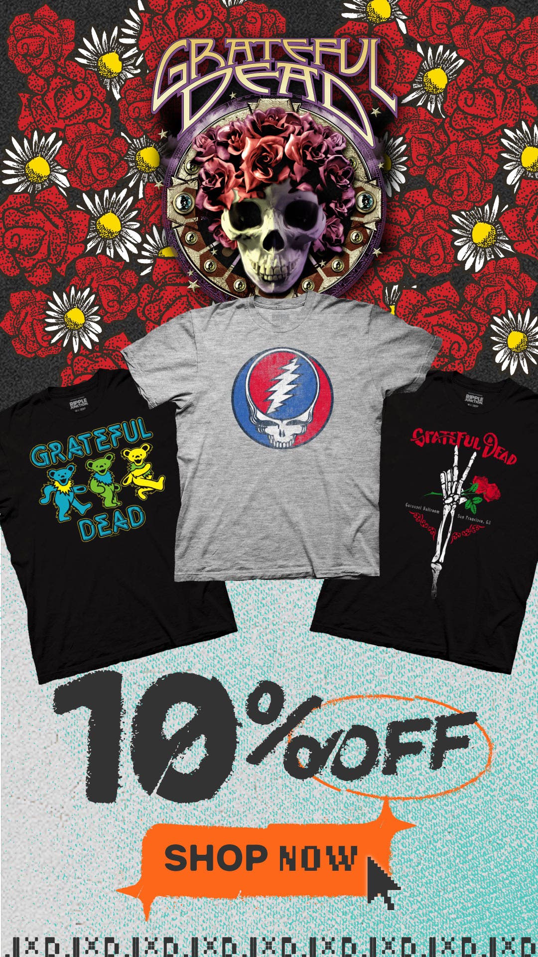 Shop 10% off Grateful Dead 10% off Grateful Dead