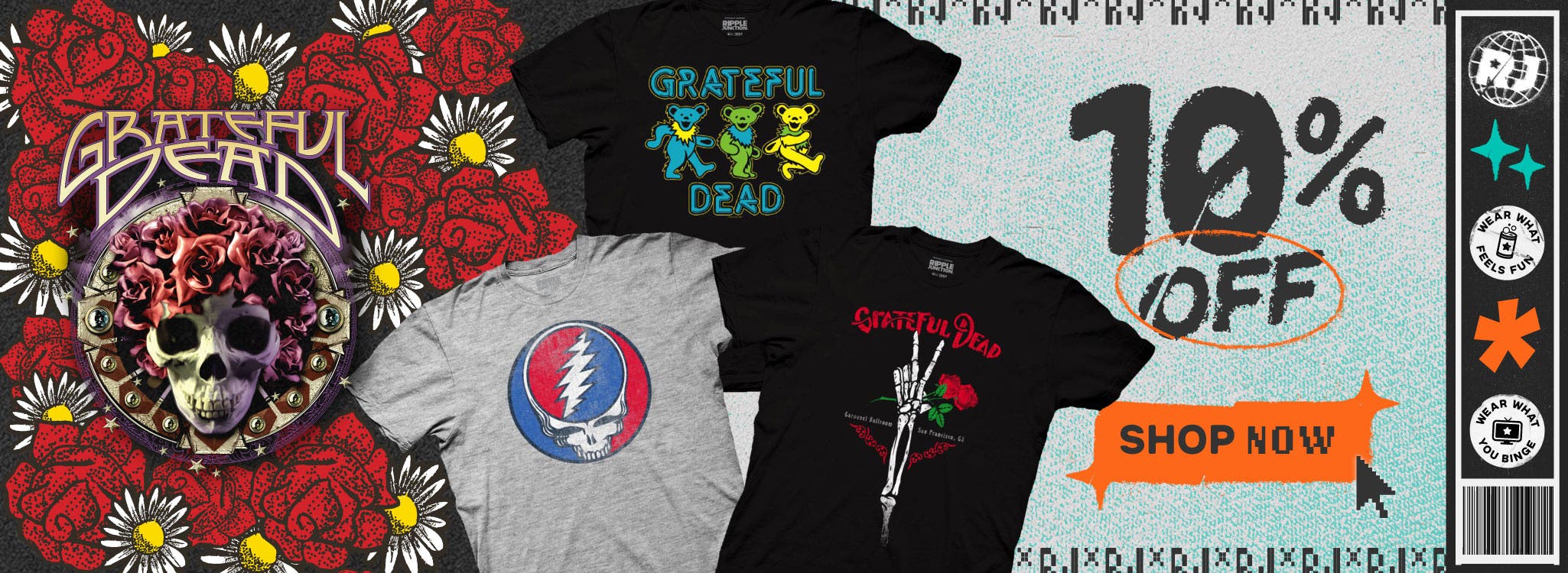 Shop 10% off Grateful Dead 10% off Grateful Dead