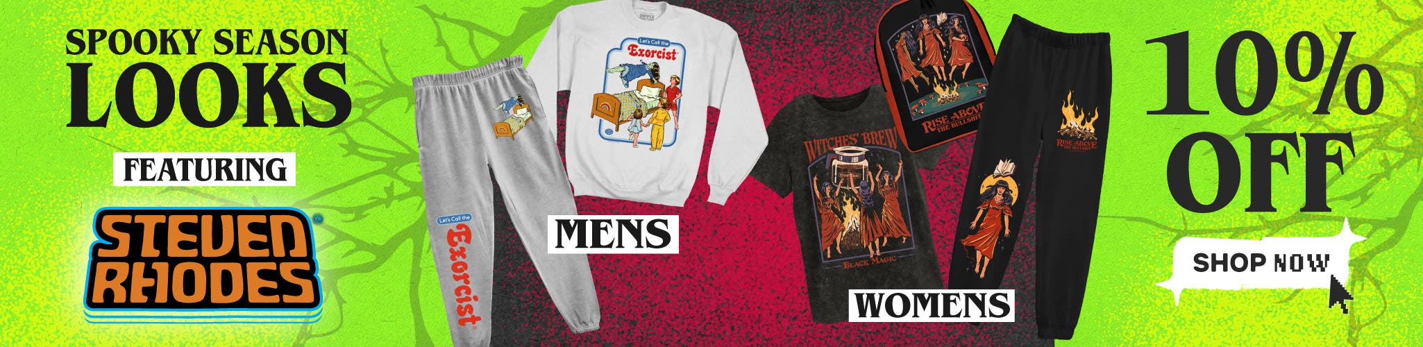 Spooky Season Look of the Month Featuring Steven Rhodes 10% Off